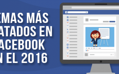 Descubre lo temas más destacados en Facebook durante el 2016