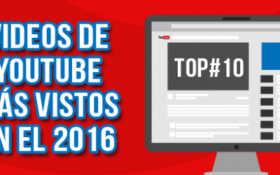 10 videos más vistos de Youtube durante el 2016