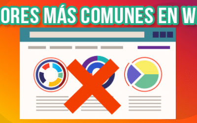 Cuáles son los errores en páginas web más comunes
