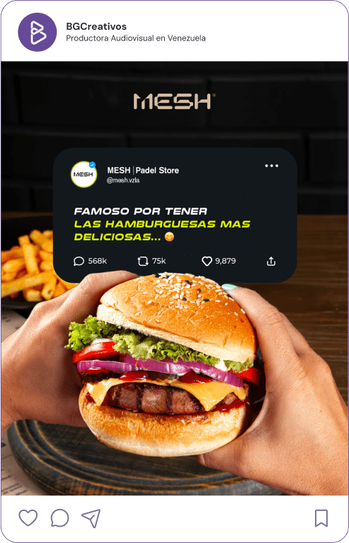 posts redes sociales servicio bgcreativos mesh - Bgcreativos